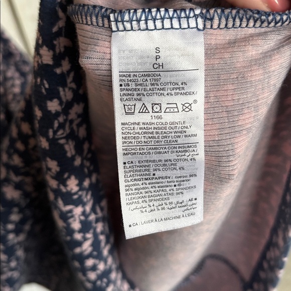 Old Navy Blue and Pink Floral Dress - Picture 3 of 7